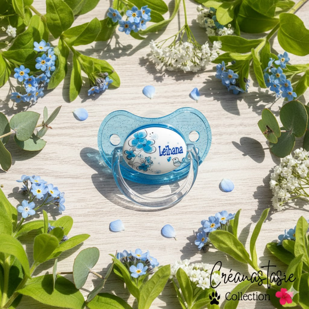 Douceur florale 🩵 Tétine