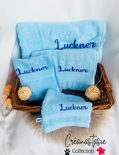 Box de Bain Signature 🧺 Bleu clair