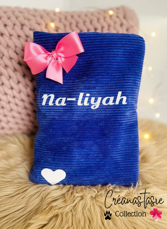 Carnet de Santé 💙 velours côtelé