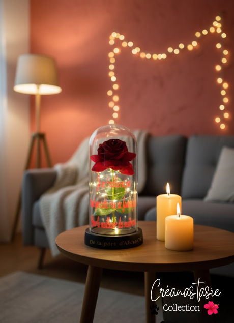 Rose Éternelle 🌹 Cloche