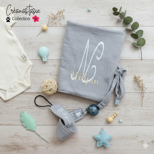 Le duo 🤍 Gris perle & doré