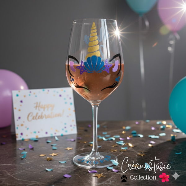 Licorne 🦄 Le verre à vin.