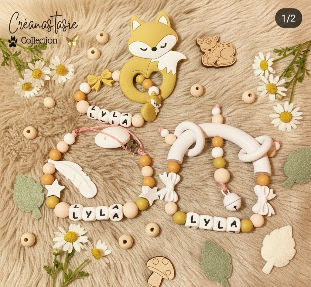 Le trio Petit renard 🍃🦊 Silicone