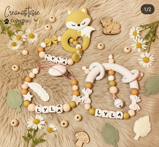 Le trio Petit renard 🍃🦊 Silicone