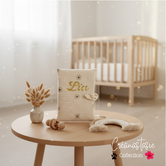 Écru & doré ✨Carnet de Santé