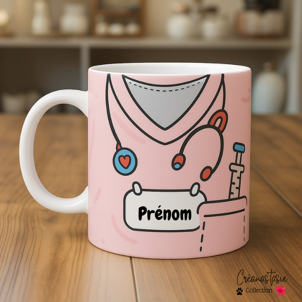 Scrub Rose Pastel☕  Mug