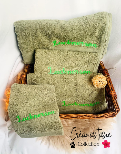 Box de Bain Signature 🧺 Vert