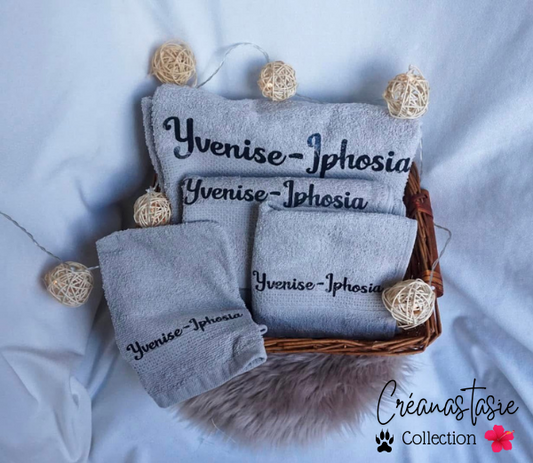 Box de Bain Signature 🧺 Gris