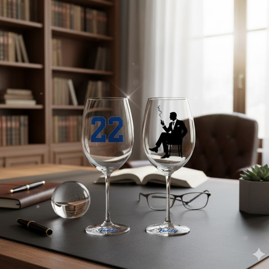 Le Verre à vin ✨Homme cigare .